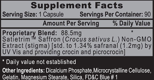 Satietrim Saffron Extract